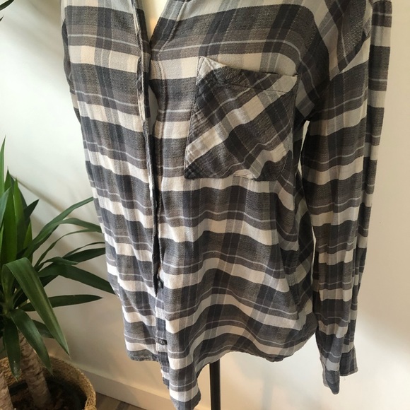 COMMUNITY VERITAS PLAID LINEN SHIRT - Picture 4 of 6